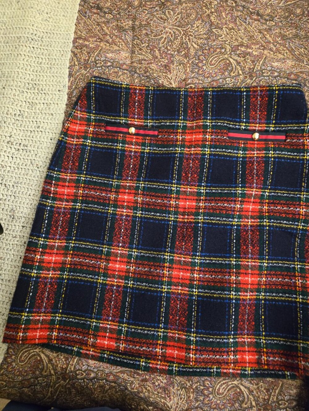 Plaid skirt
